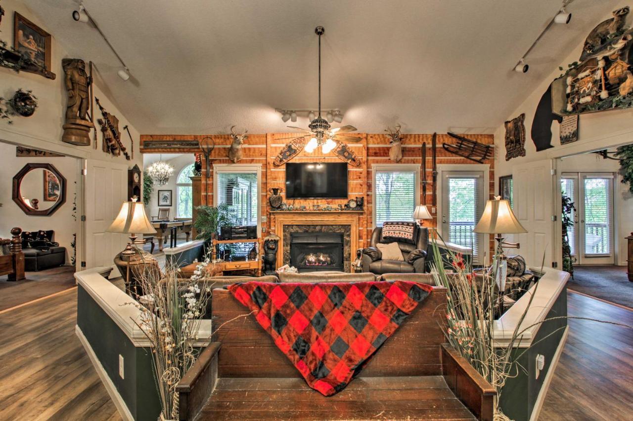 Eclectic Cabin With Hot Tub 1 Mi To Ober Gatlinburg Extérieur photo