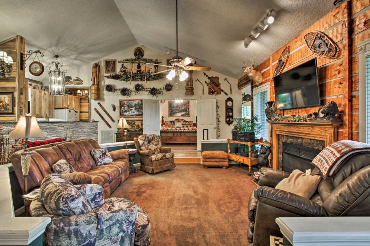 Eclectic Cabin With Hot Tub 1 Mi To Ober Gatlinburg Extérieur photo